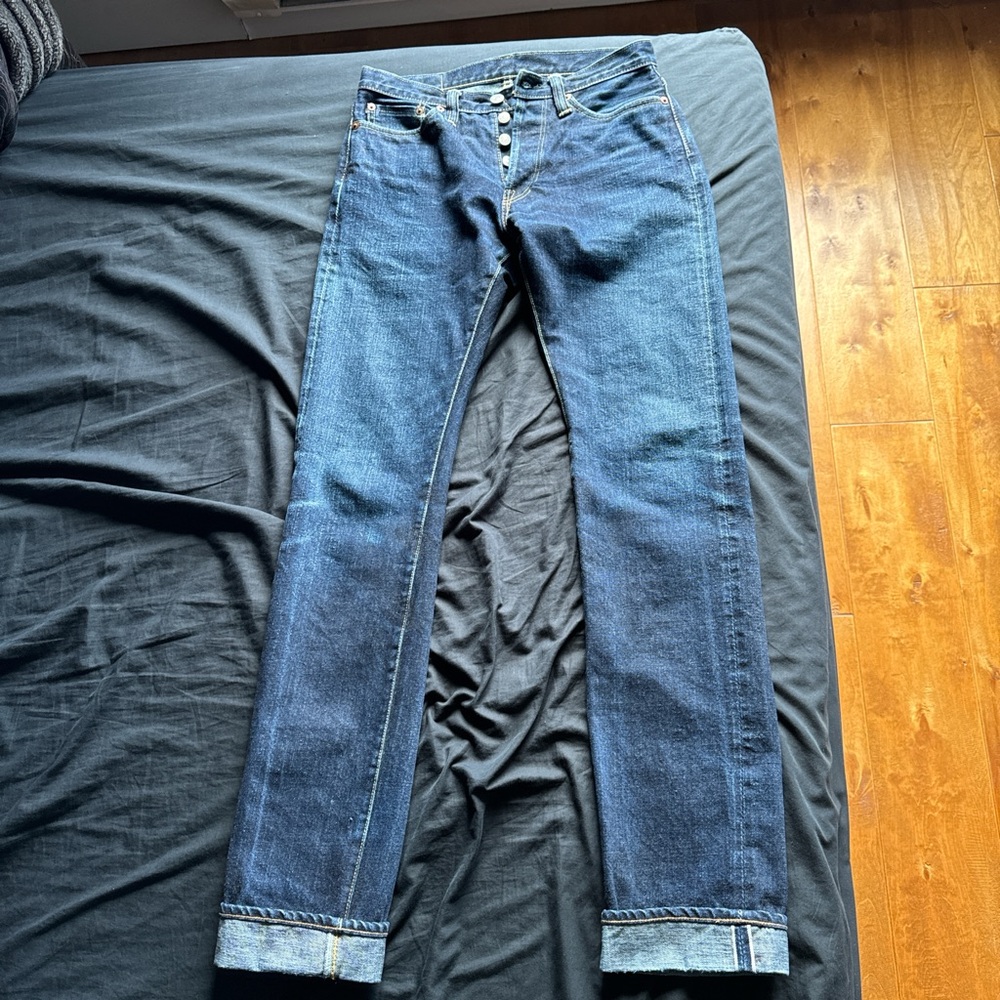Self Edge selvedge denim jeans